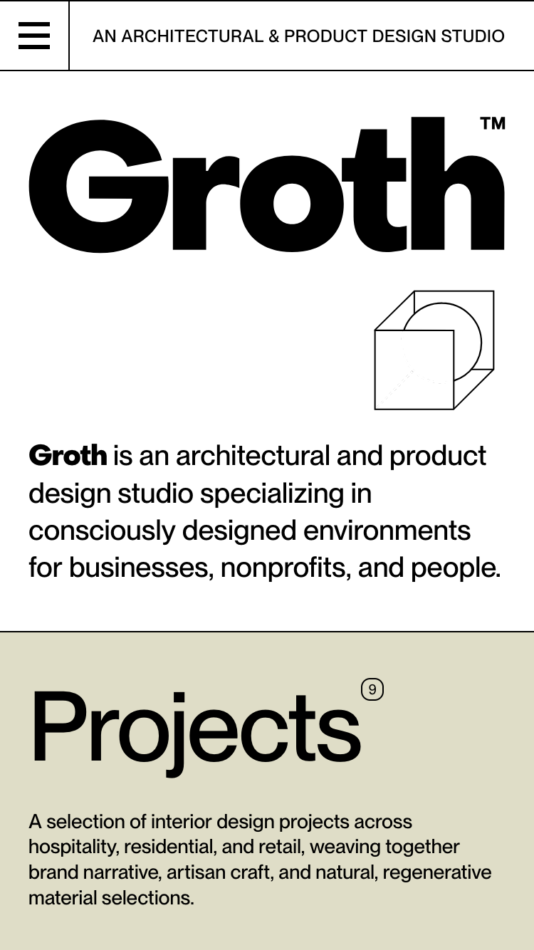 Groth website
