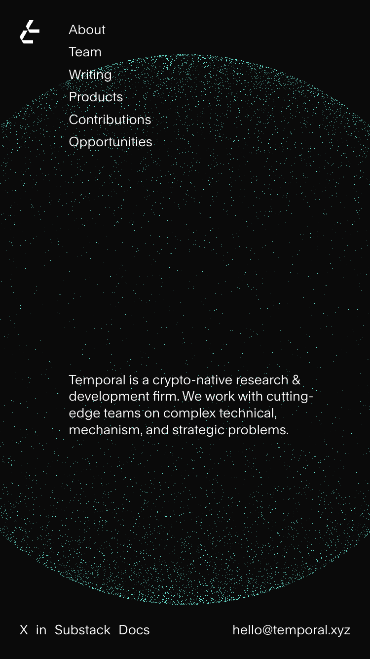 Temporal website