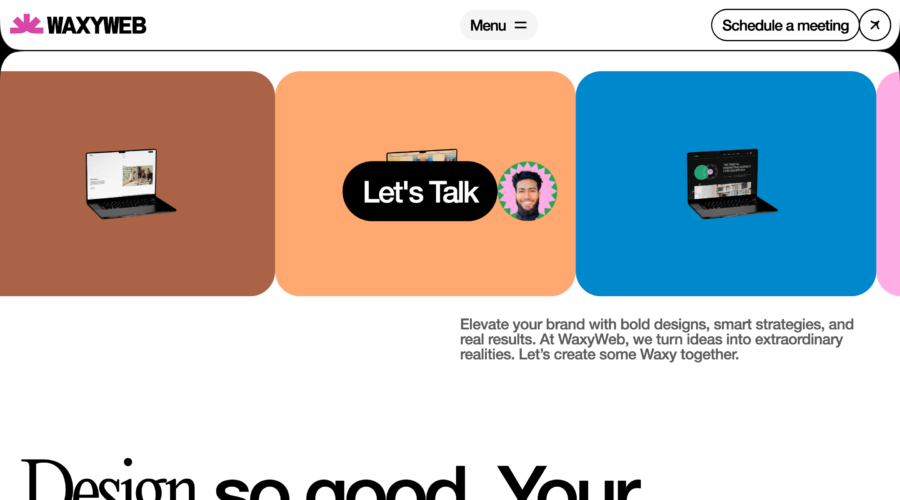 WaxyWeb website