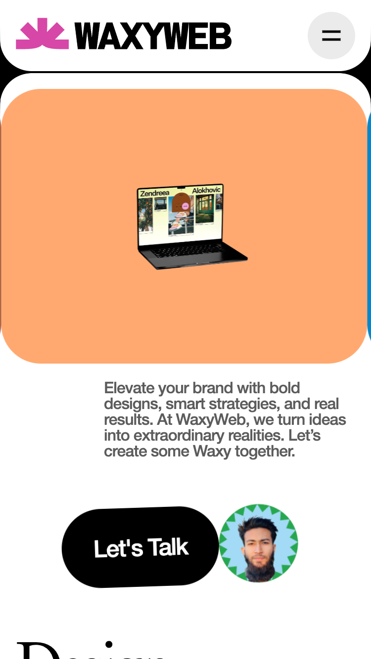 WaxyWeb website