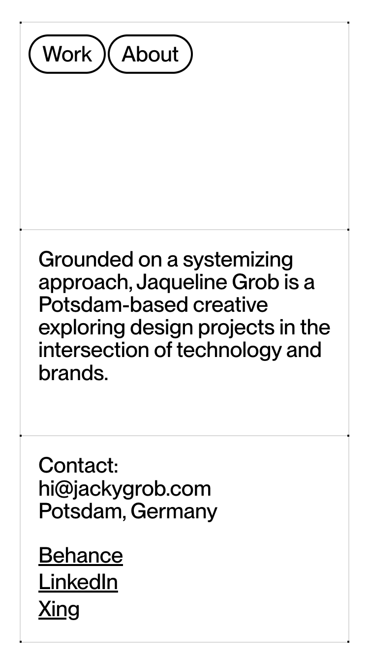 Jaqueline Grob website