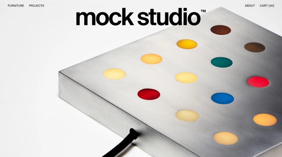 Mock Studio website
