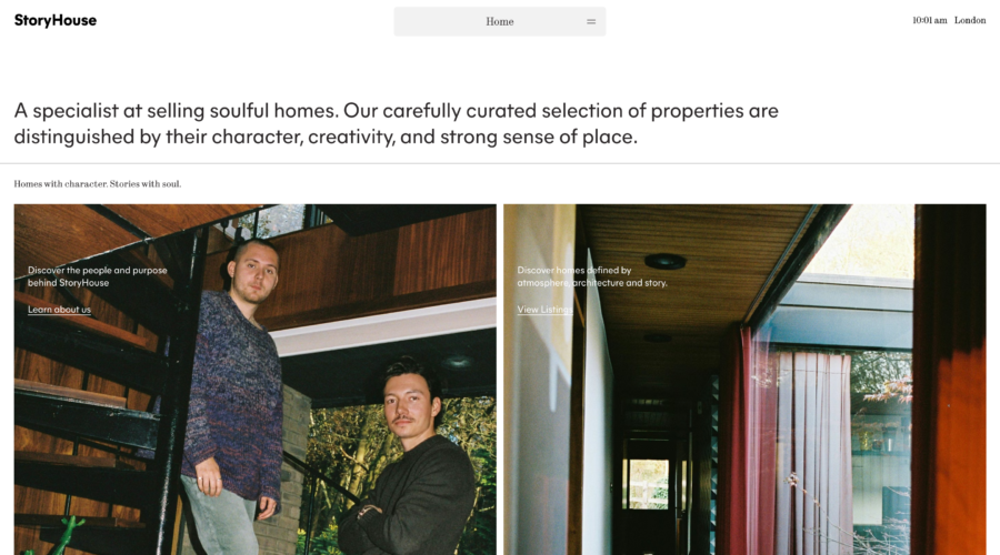 StoryHouse website