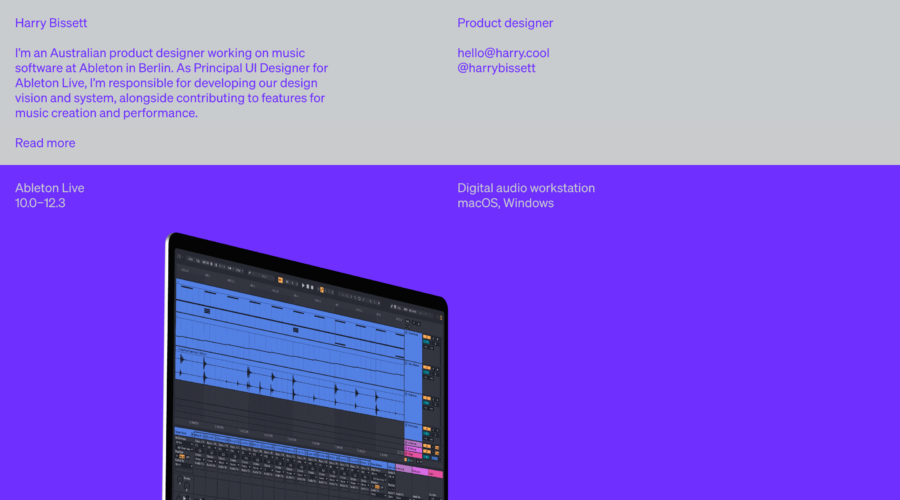 Harry Bissett website