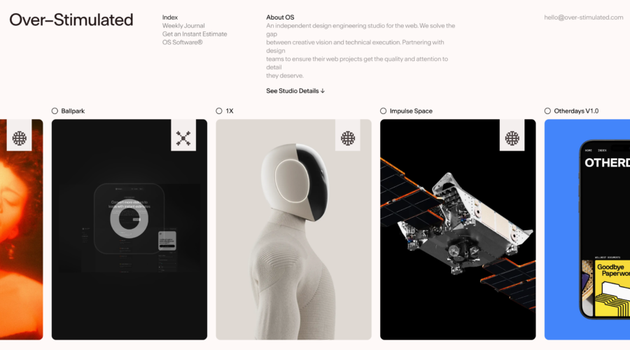 Over-Stimulated website