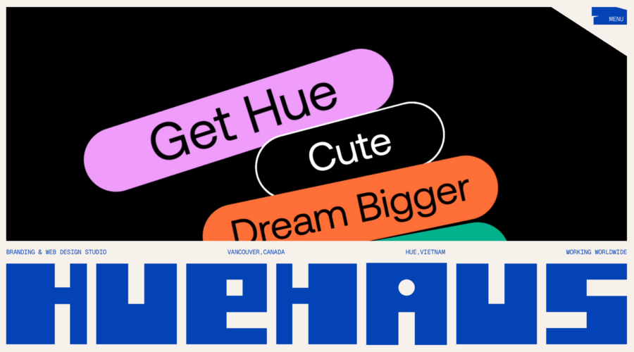 Huehaus Studio website