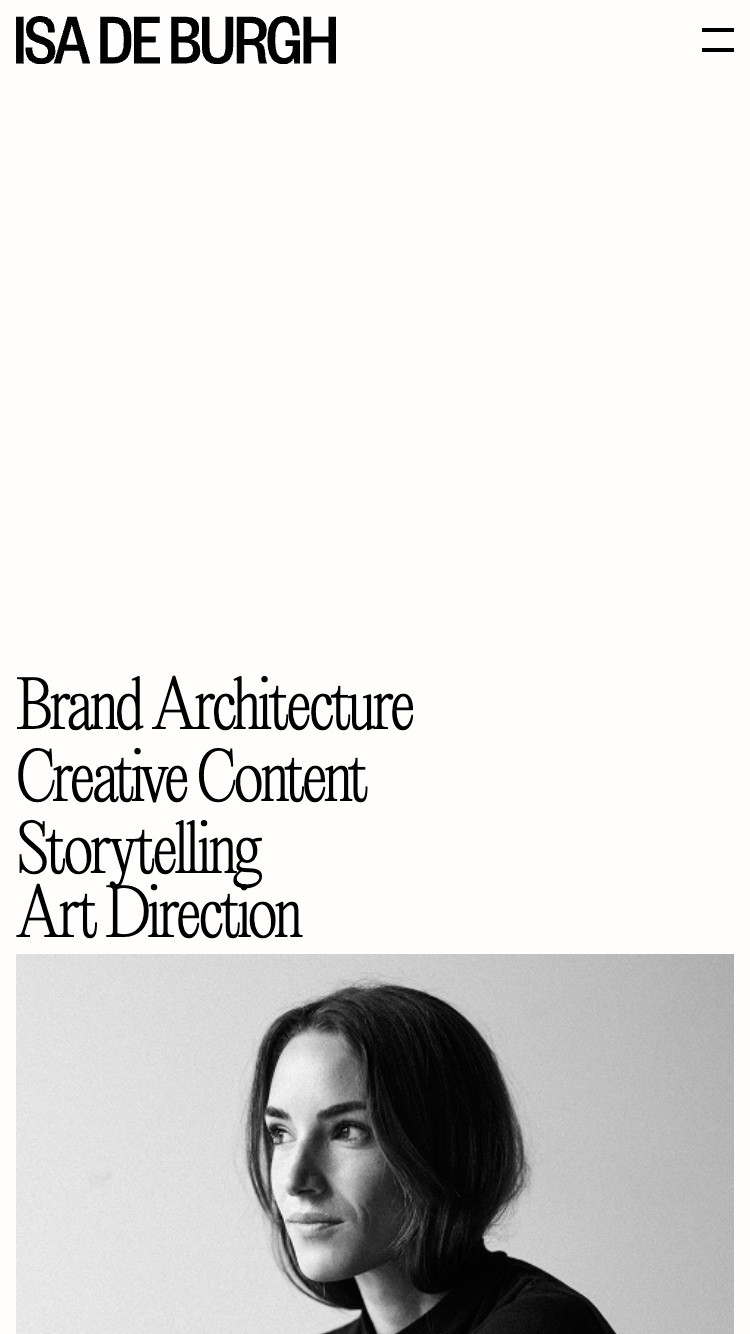 Isa De Burgh website