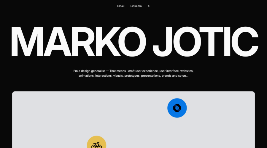 Marko Jotic website