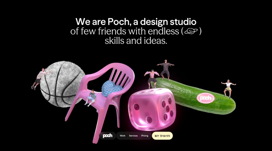Poch Studio website