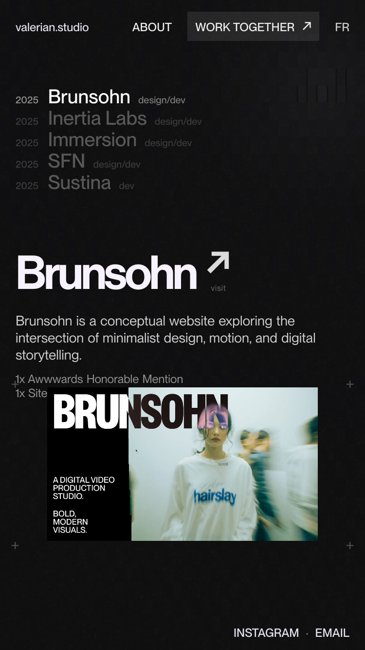 Valérian Kinyock website