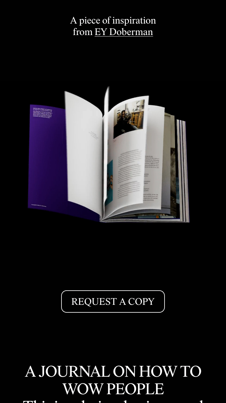 A Journal on How to Wow People website