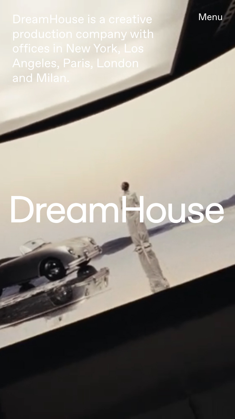 DreamHouse Productions website