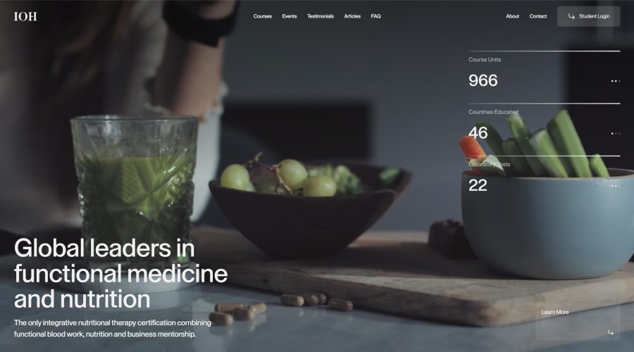 Institute of Health website