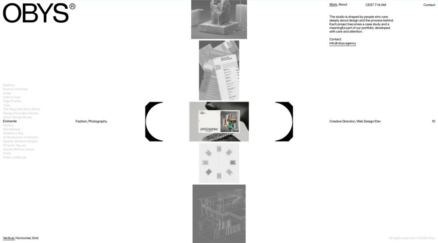 Obys website