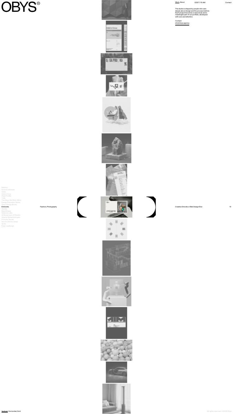 Obys website
