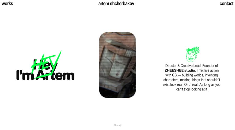Artem Shcherbakov website