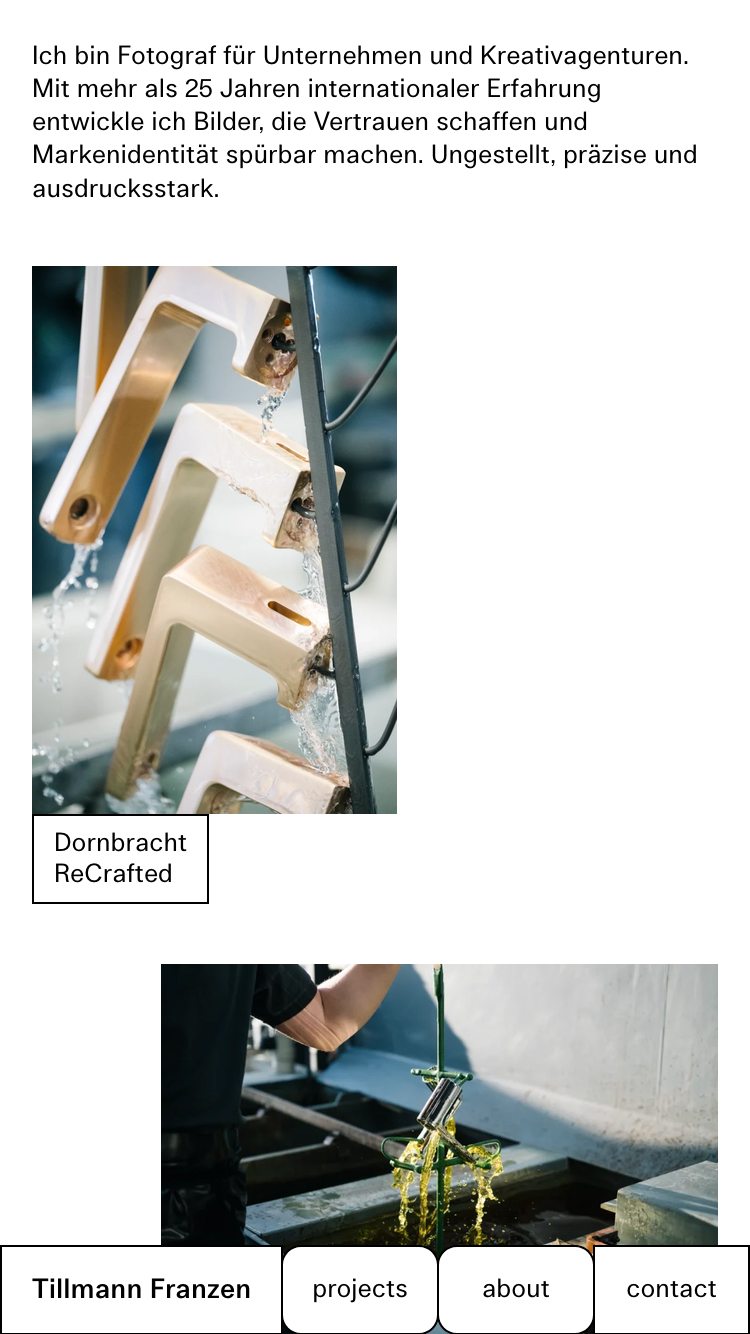 Tillmann Franzen website mobile