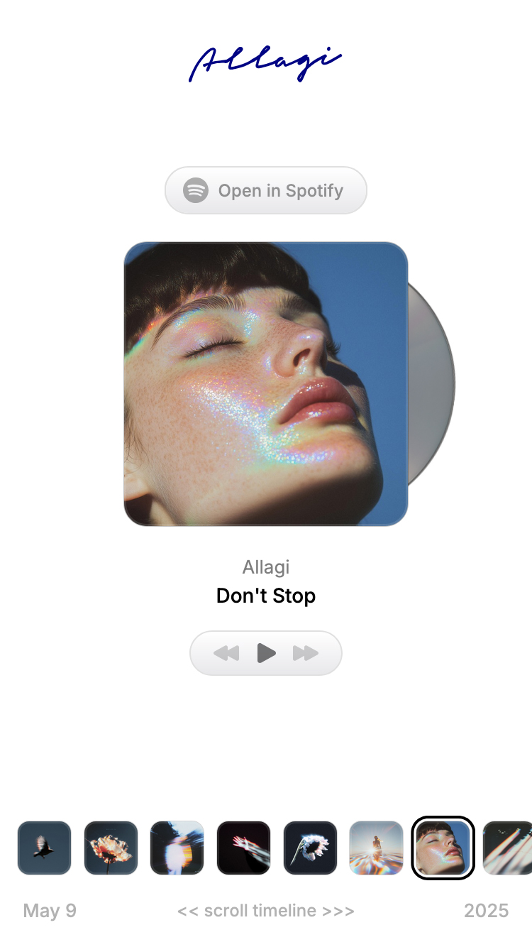 Allagi website mobile