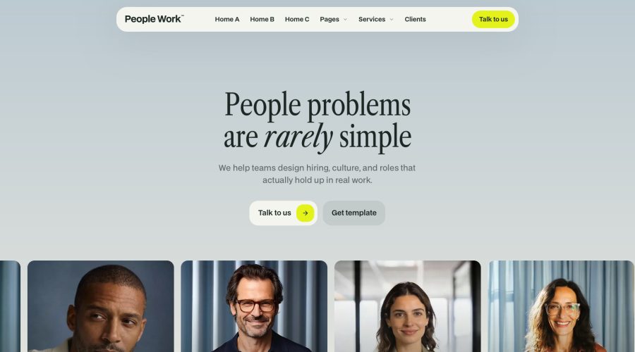 People Work template