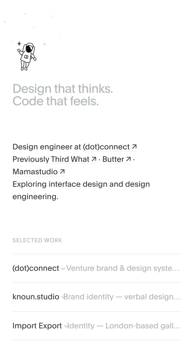 Maciej Bączkowski website mobile