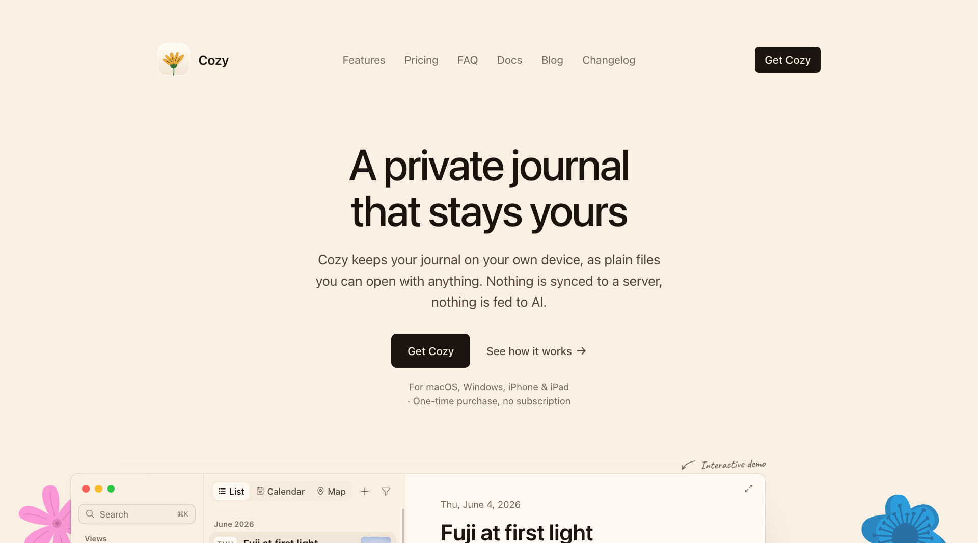 Cozy Journal
