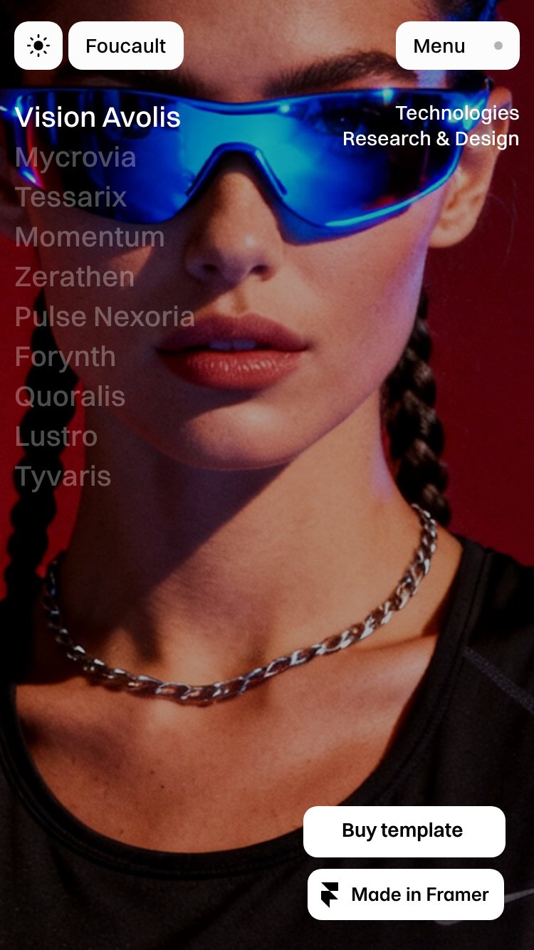 Foucault website mobile