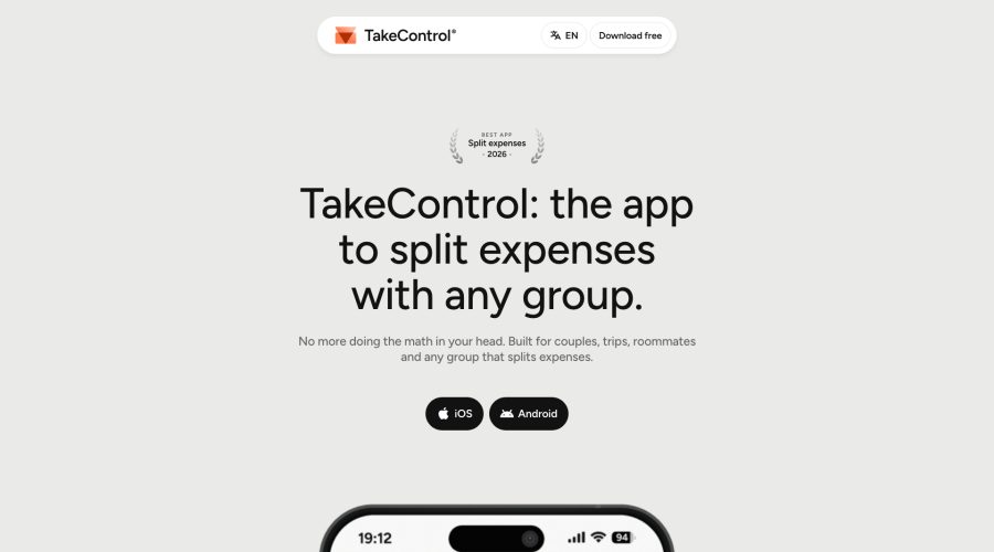 TakeControl website