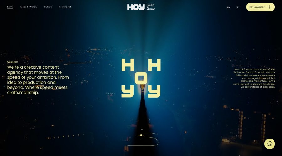 House of Yellow website
