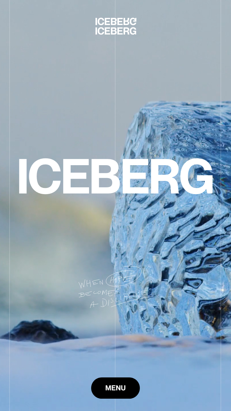 Iceberg website mobile