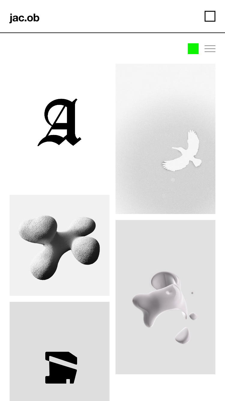 Jacob Ince website mobile