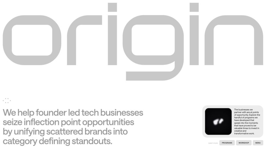 Origin website