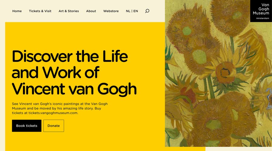 Van Gogh Museum website