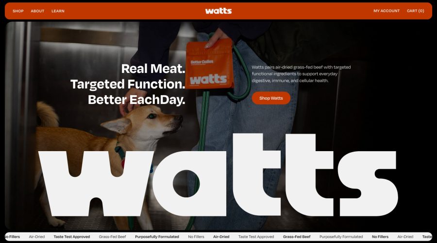 Watts Pet website