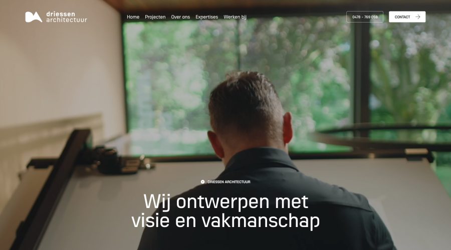 Driessen Architectuur website