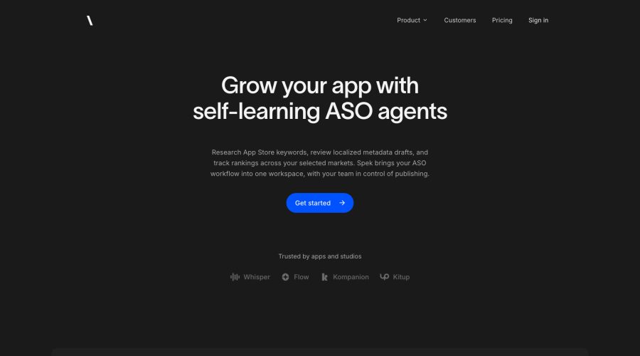 Spek website